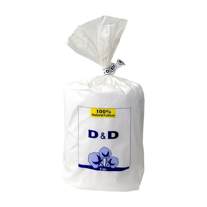 D&D COTTON D & D Non Sterile 100% Absorbent, 4 oz