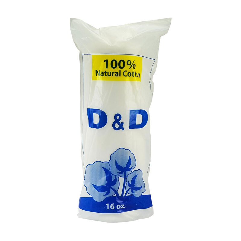 D&D COTTON D & D Non Sterile 100% Absorbent, 16 oz