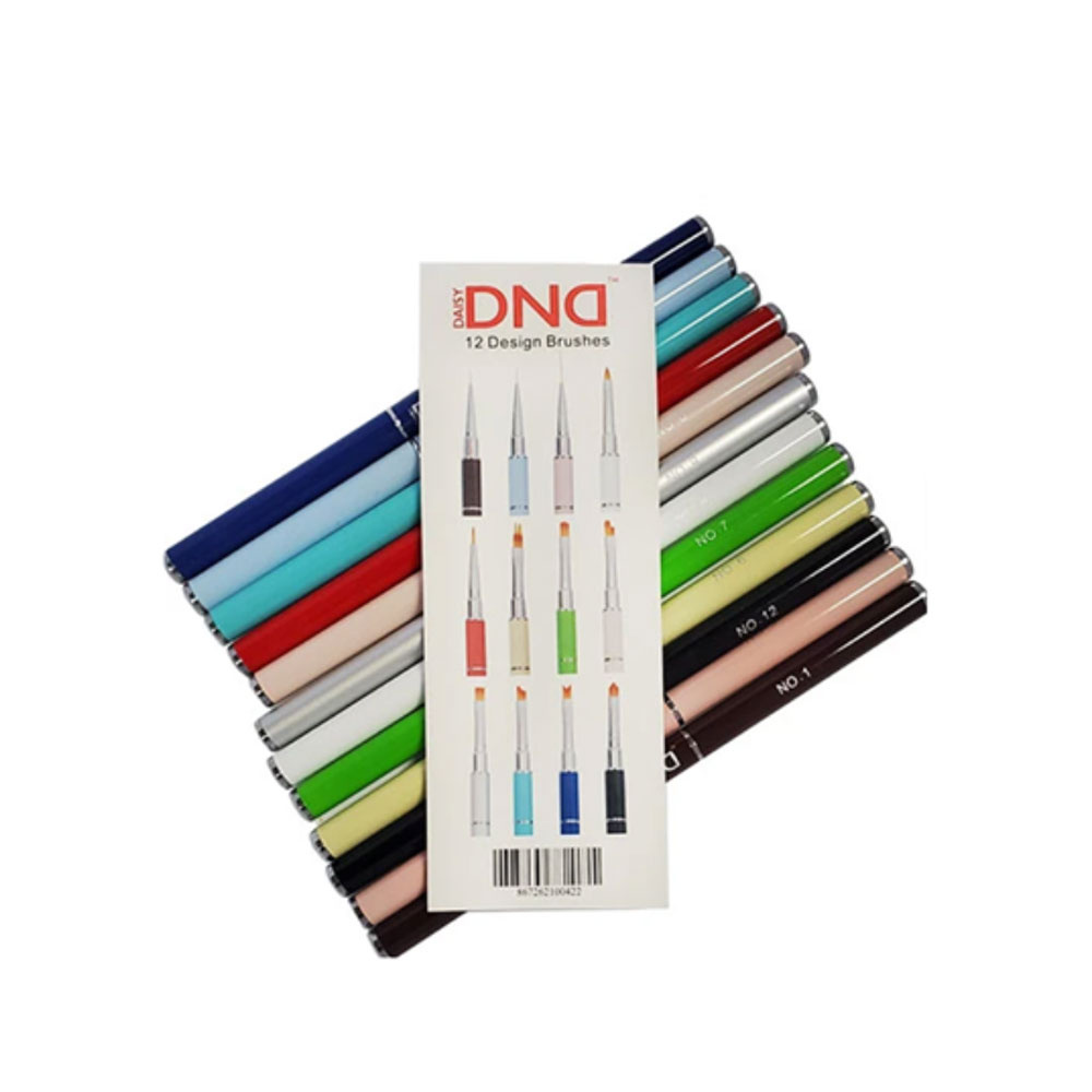 DAISY DND DAISY DND - Professional Nail Art Brush - Design Brushes - 12 Different Shapes