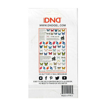DAISY DND DAISY DND Nail Stickers 3D Butterfly Nail Design Sticker #8