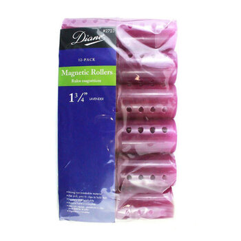 DIANE BEAUTY DIANE Magnetic Roller Lavender 6 Pk, 1 3/4" - D2723