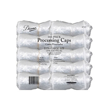 DIANE BEAUTY DIANE Processing Caps Clear 100 Pk - D722