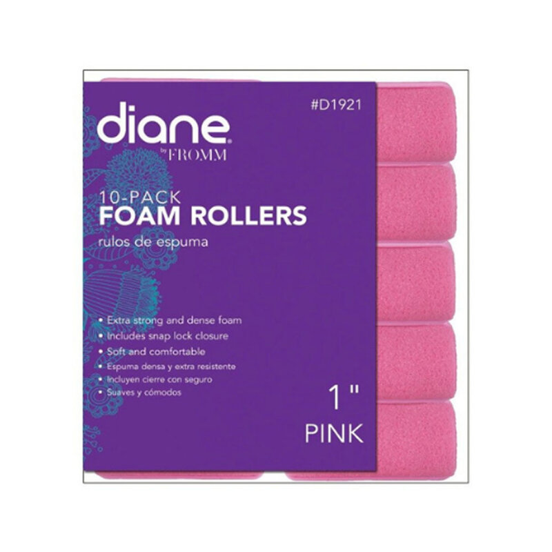 DIANE BEAUTY DIANE Foam Rollers 10Pk, 1" - D1921