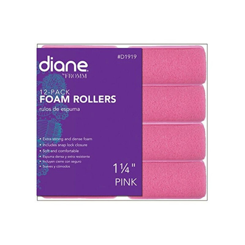 DIANE BEAUTY DIANE Foam Rollers 8 Pk, 1 1/4" - D1919