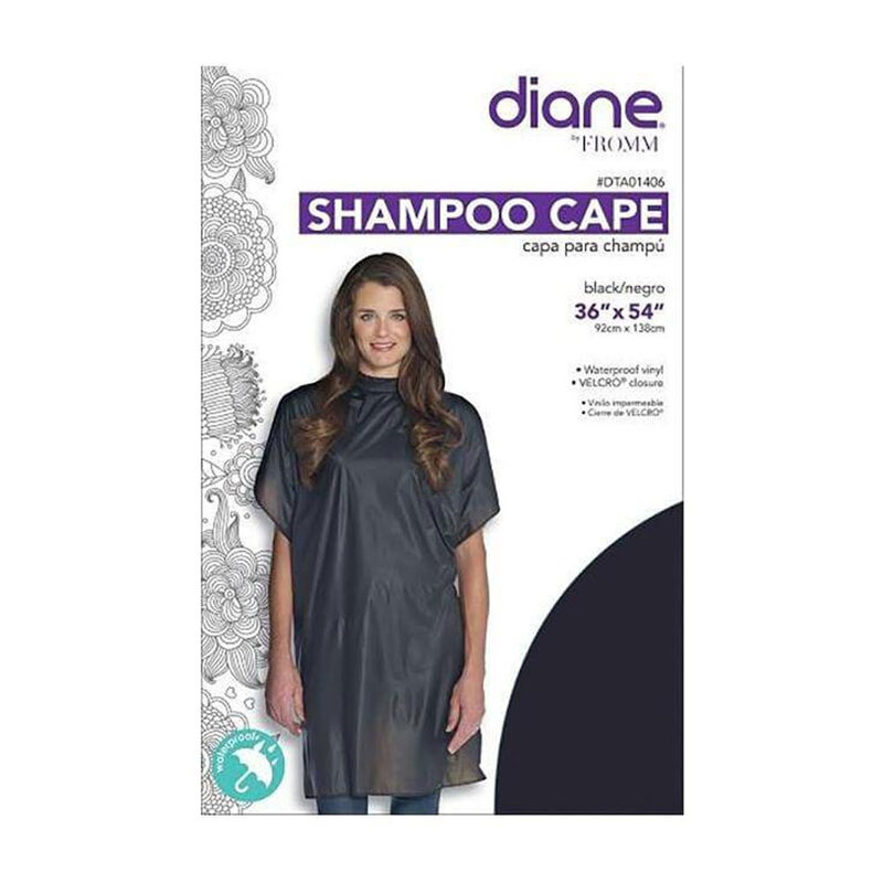 DIANE BEAUTY DIANE Shampoo Cape, Black - DTA01406