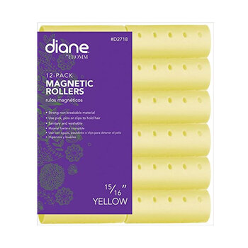 DIANE BEAUTY DIANE Magnetic Roller Yellow, 15/16"- D2718
