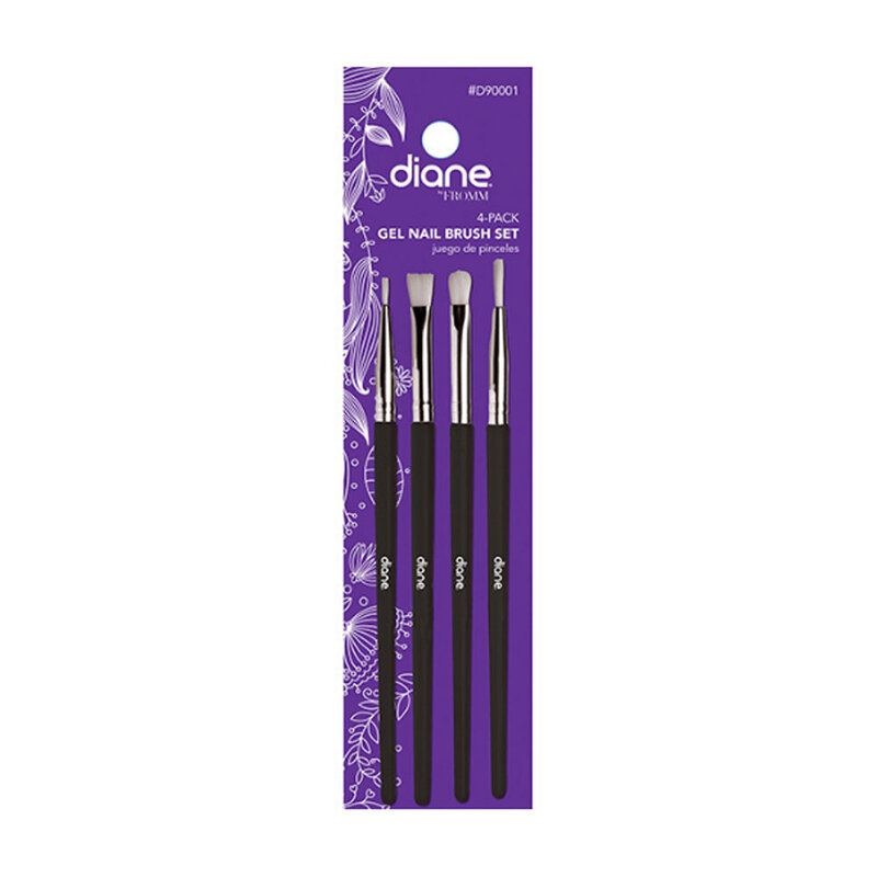 DIANE BEAUTY DIANE BY FROMM - Gel Nail Brush 4-Pack - D90001
