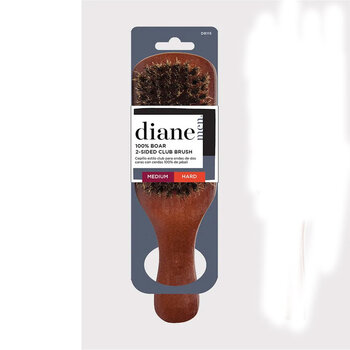 DIANE BEAUTY DIANE 2 Sided Medium Club Brush 100% Boar- D8115