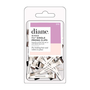 DIANE BEAUTY DIANE Single Prong Clips 1 3/4 10 Pk - D15C