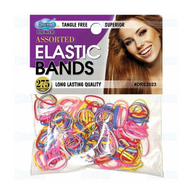 DREAM WORLD PRODUCTS DREAM WORLD Rubber Bands Assorted Color 300PCS - DRE2002