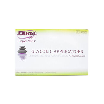 DUKAL DUKAL REFLECTIONS BEAUTY Glycolic Applicator 8" 100/BX - 900400