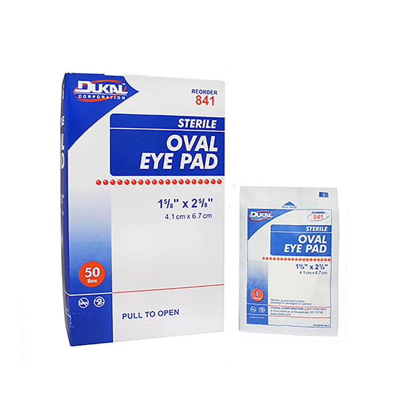 DUKAL DUKAL REFLECTIONS BEAUTY Oval Eye Pads -5/8" x 2 -5/8" - 1/BG, 500 PK - 841