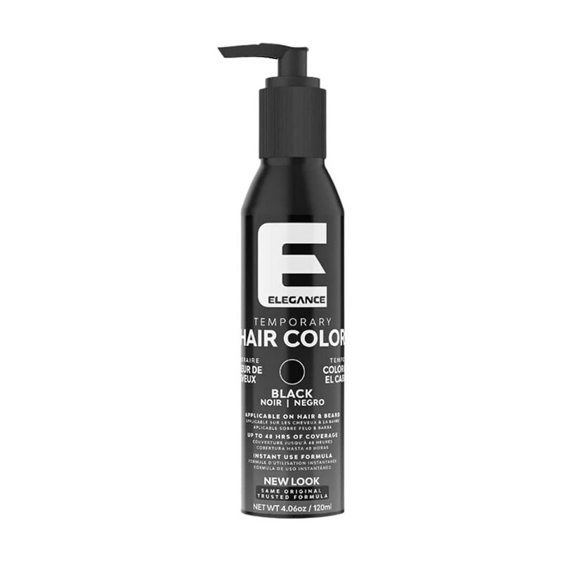 ELEGANCE PRODUCTS ELEGANCE Semi Permanent Hair Color Black Noir, 4.06oz