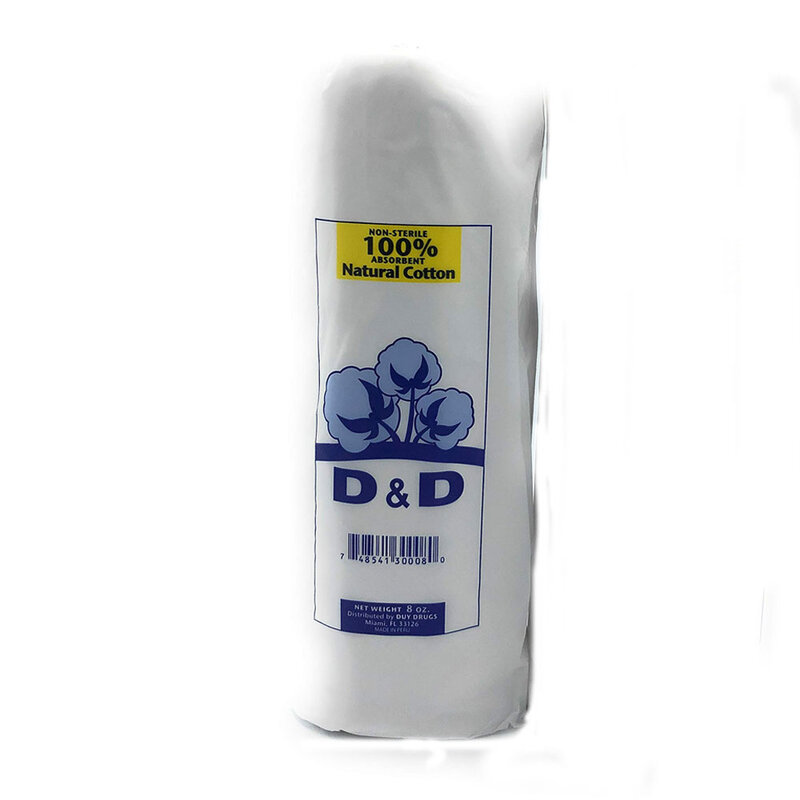 D&D COTTON D & D Non Sterile 100% Absorbent, 8 oz