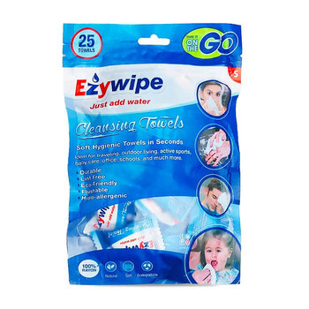 EZYWIPE EZYWIPE - Cleansing Towels - 25 Towels