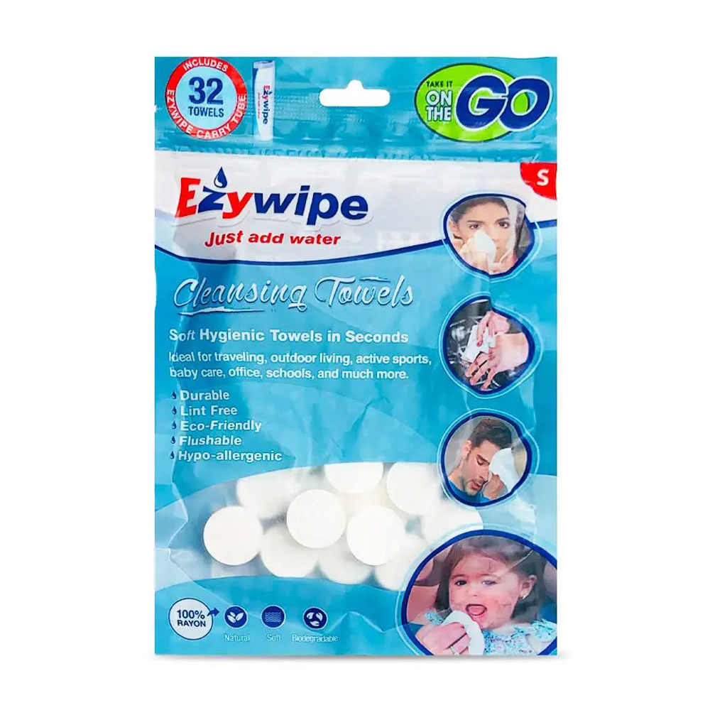 EZYWIPE EZYWIPE - Cleansing Towels - 32 Towels