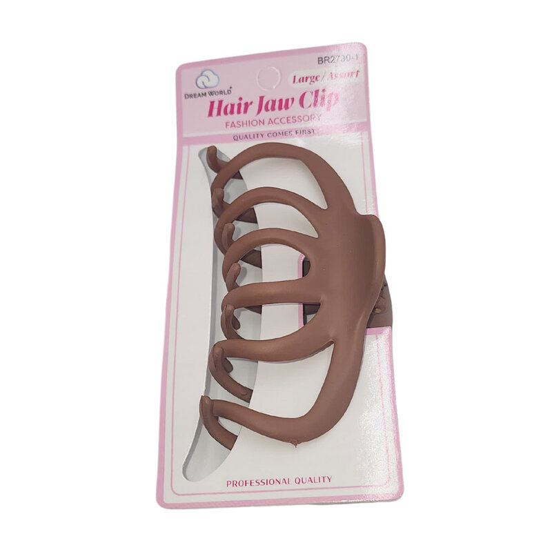 DREAM WORLD PRODUCTS DREAM WORLD Hair Jaw Clip Assorted Color Large - BR27301