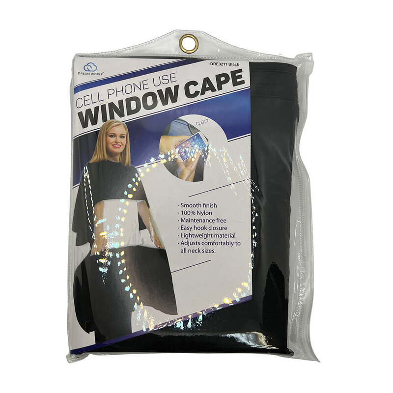 DREAM WORLD PRODUCTS DREAM WORLD Cell Phone Use Window Cape Black- DRE3211
