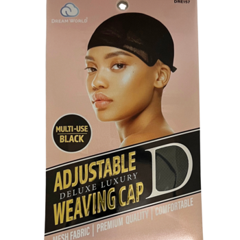 Dream Deluxe Multi-Use Weave Cap Adjustable - Black, DRE157