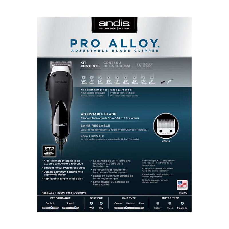 ANDIS ANDIS ProAlloy Adjustable Blade Clipper - 69100