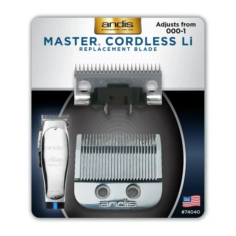 ANDIS ANDIS Master Cordless Replacement Blade, Carbon Steel Size 000 - 1 - 74040