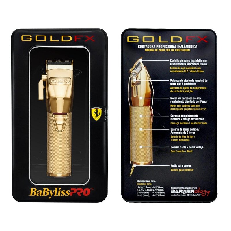 BABYLISS PRO BABYLISS PRO Pro GoldFX Cordless Lithium Clipper, Gold - FX870G