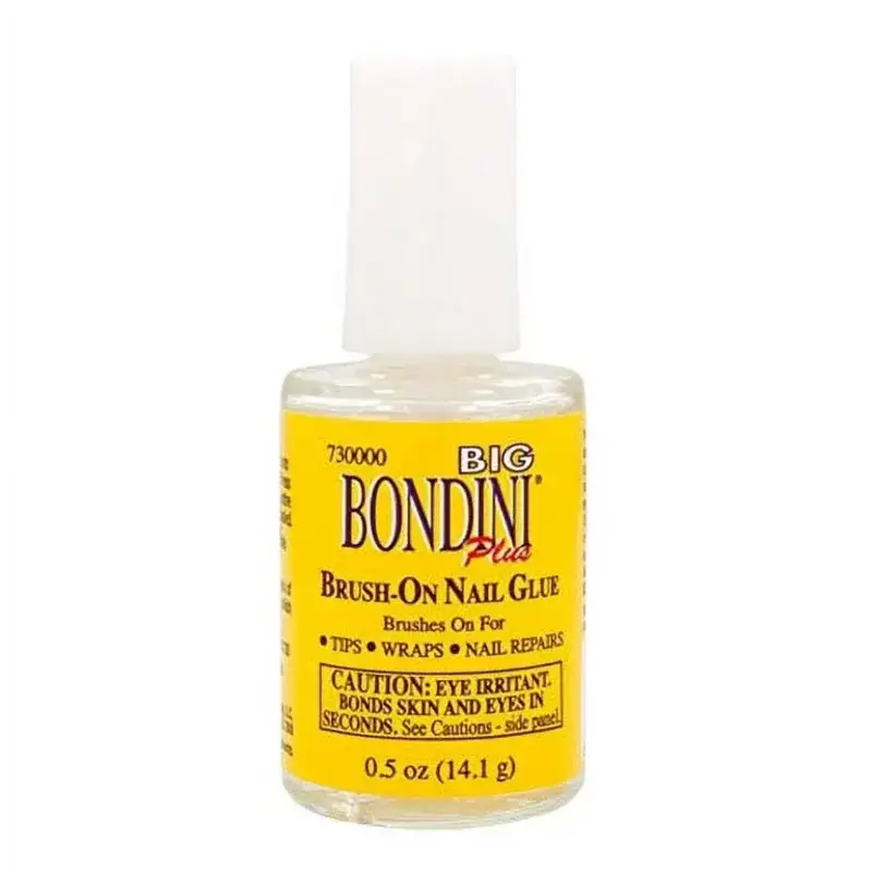 BONDINI BIG BONDINI - Brush on Nail Glue, 0.5oz