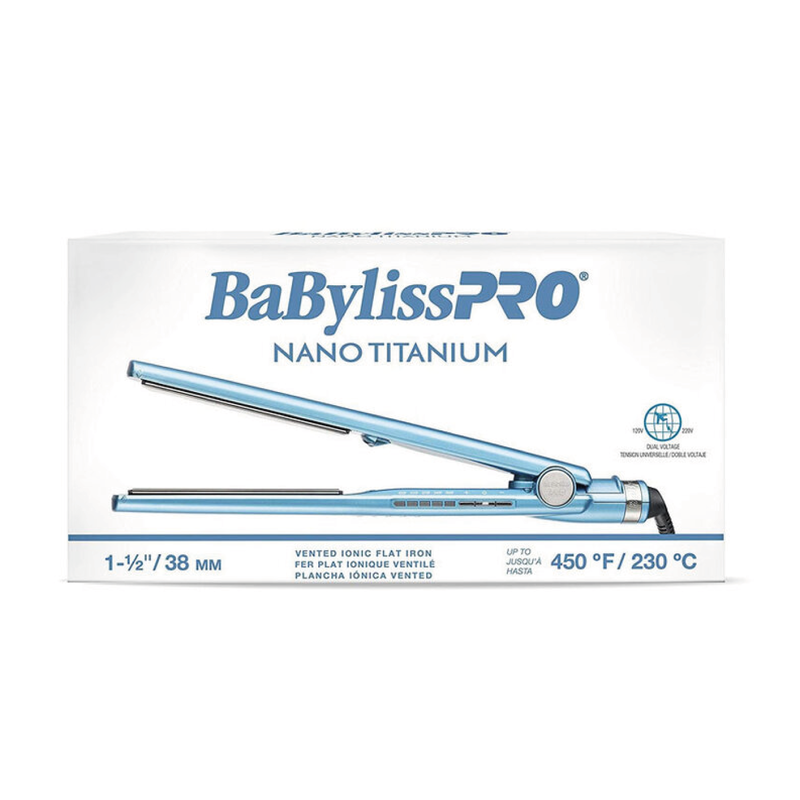 BABYLISS PRO BABYLISS PRO Nano Titanium Flat Iron, 450F  2" - BABNT4074TUC