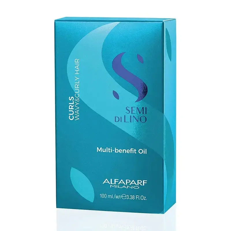 ALFAPARF MILANO ALFAPARF MILANO Semi Di Lino Curls Multi Benefit Hair Oil, 3.38 oz