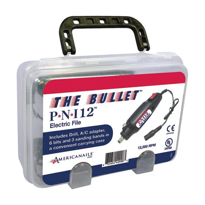 AMERICAN NAILS AMERICAN NAILS Bullet Electric File Kit, 12.000 RPM - PNI12