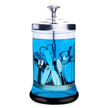 SCALPMASTER DL PROFESSIONAL Glass Sanitizer Jar, 21oz - DL-552