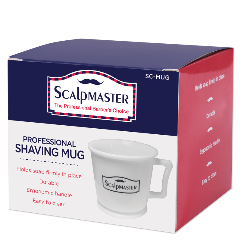 SCALPMASTER SCALPMASTER Professional Shaving Mug - White - SC - MUG