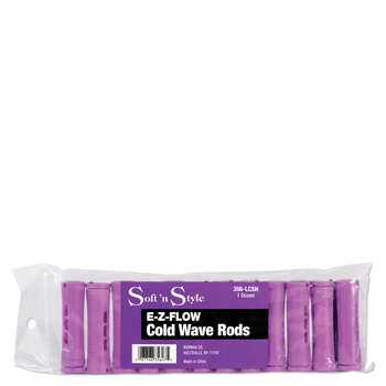 SOFT N STYLE SOFT'N STYLE Concave Cold Wave Rods Short Lilac, 12 Count - 356-LCSH