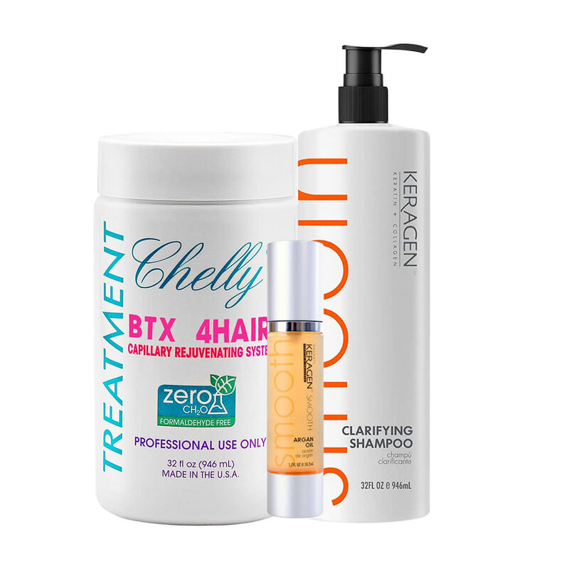 CHELLY BUNDLE | Chelly Botox4Hair Capillary Rejuvenating System, 32oz - 11414