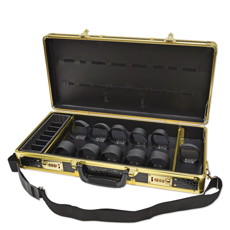 SCALPMASTER SCALPMASTER Barber Tool Case With Gold Trim - SC-9057