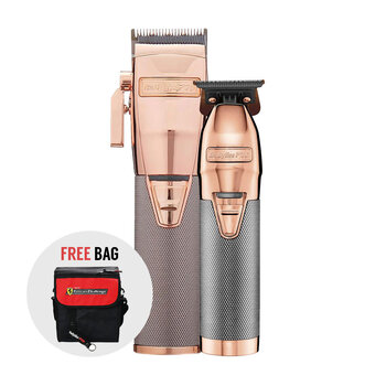 BABYLISS PRO BUNDLE | Babyliss Challenge Clipper and Trimmer Rose Gold Set - 11597