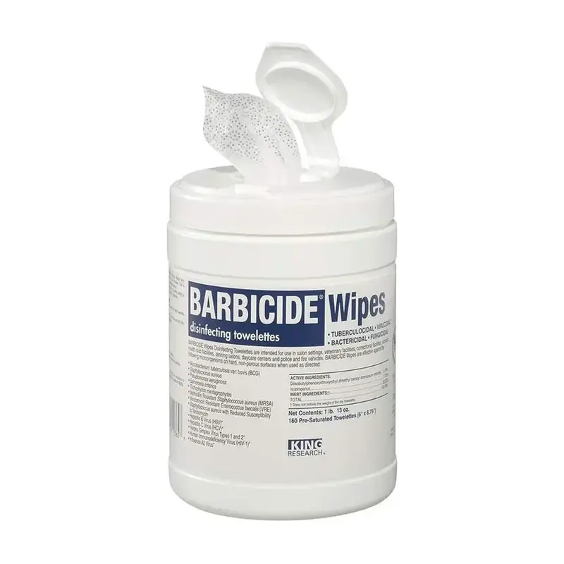 BARBICIDE BARBICIDE King Research Wipes Desinfecting Towelettes , 160 Pads - 11364