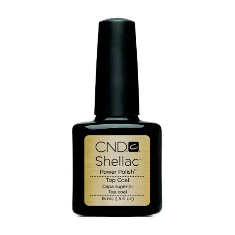 CND CND Shellac Original Top Coat Gel Gold Standard, 0.5oz