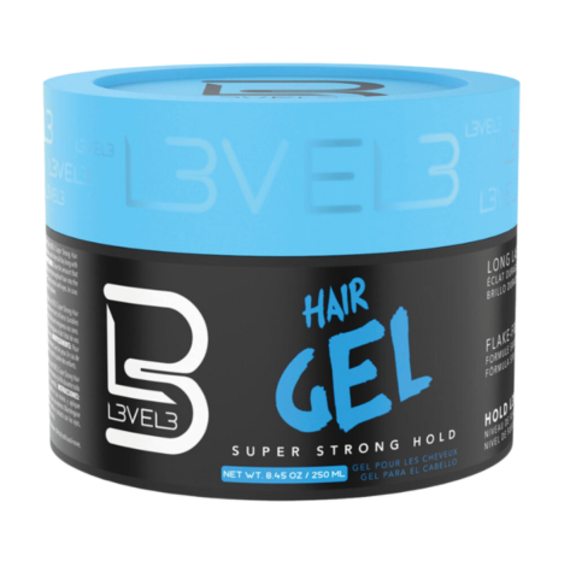 L3VEL3 L3VEL3 Super Strong Hair Styling Gel, 8.45oz - 100501