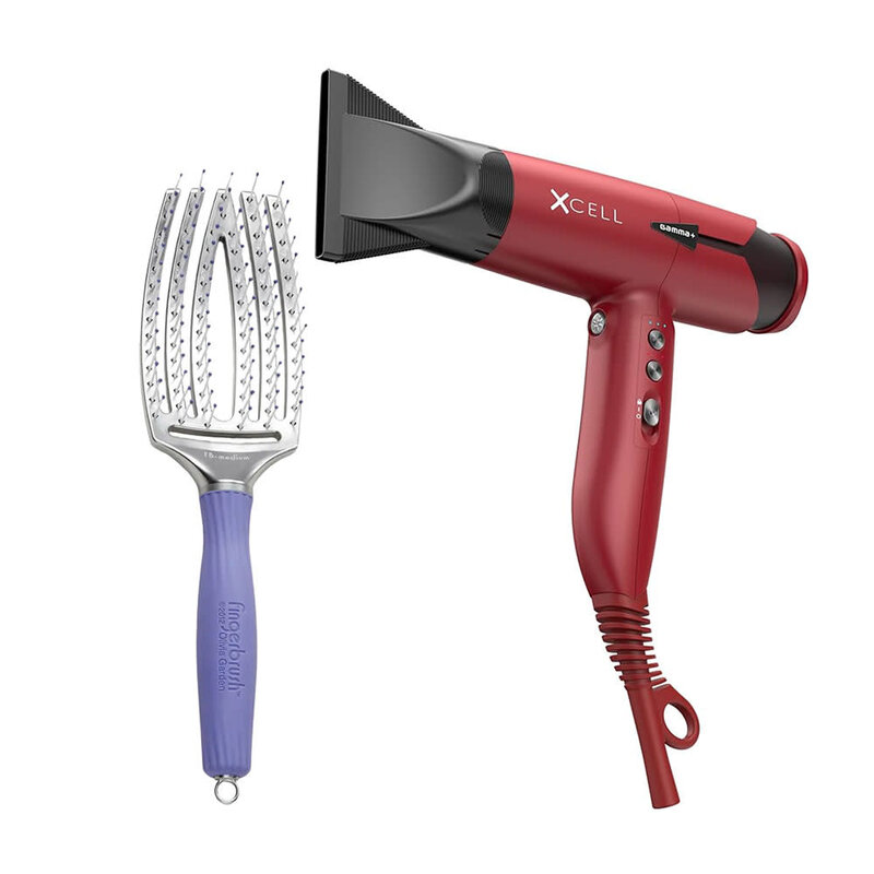 GAMMA PLUS BUNDLE | GAMMA + XCell Dryer Matte 2.0 Red and Brush - 11747