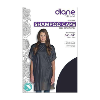 DIANE BEAUTY DIANE Shampoo Cape Vinyl Black 36x54 - D7605