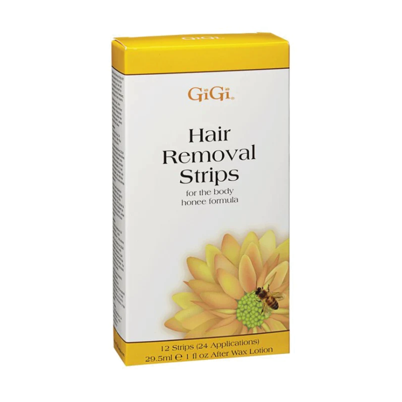 GIGI SPA GiGi Hair Removal Strips for The Body, 12 strips (24 Applications)