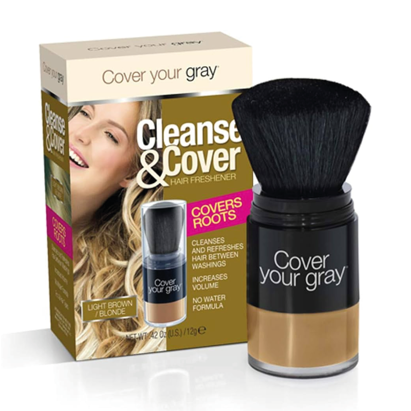 COVER YOUR GRAY COVER YOUR GRAY Cleanse & Cover Hair Freshener Light Brown & Blonde- IRE0284IG
