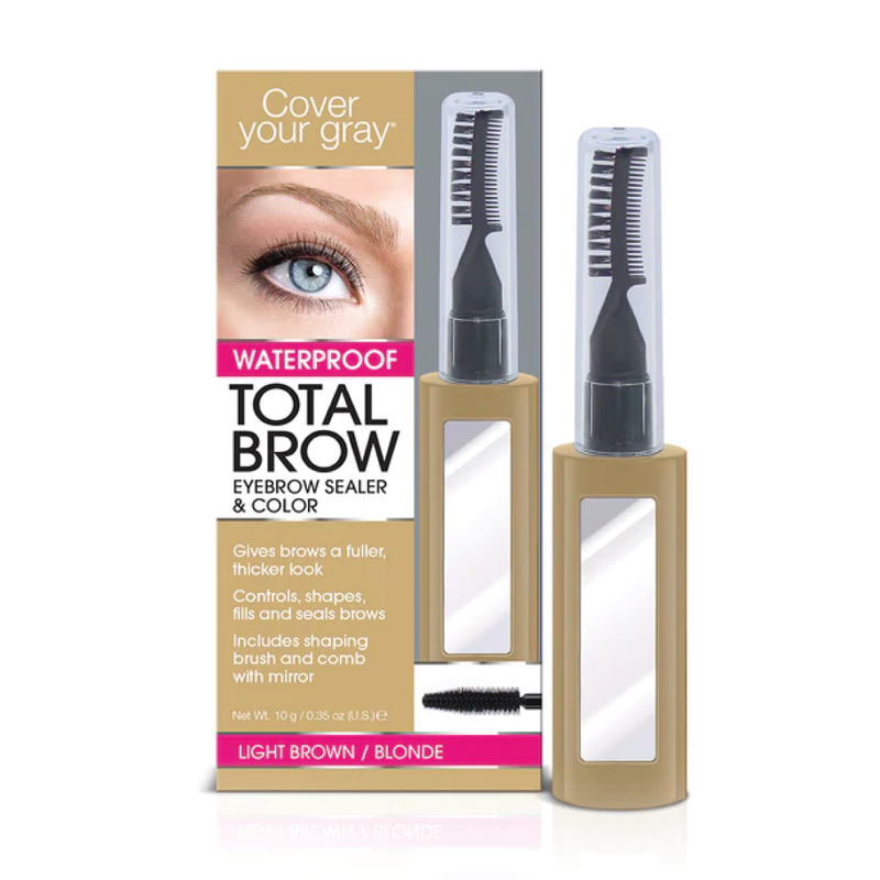 COVER YOUR GRAY COVER YOUR GRAY Total Brow Eyebrow Sealer and Color, 0.35oz