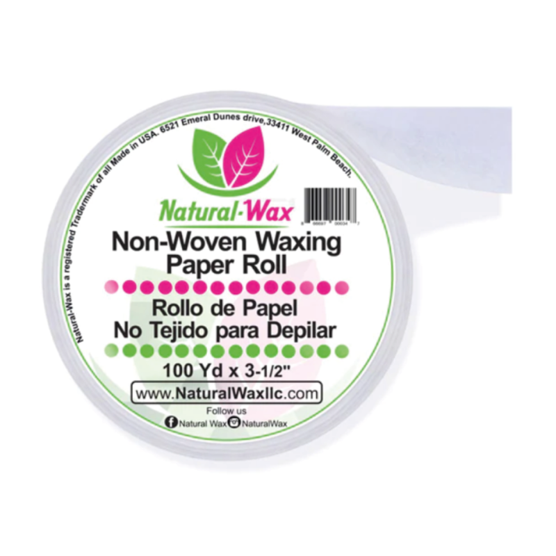 NATURAL WAX LLC NATURAL WAX Non -Woven Paper Roll, 100 Yards