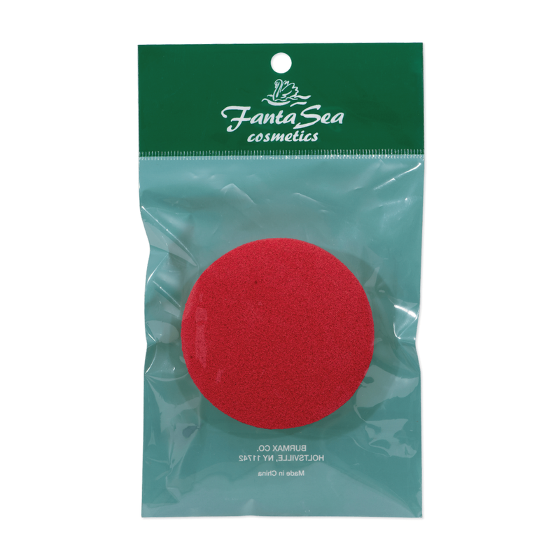 FANTASEA COSMETICS FANTASEA Extra Thick Red Cosmetic Sponge, Count - FSC -356