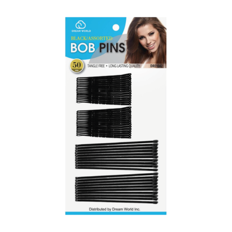 DREAM WORLD PRODUCTS DREAM WORLD Black Assorted Bob Pins - DRE1042