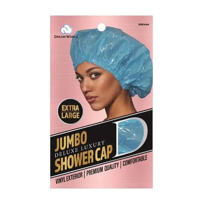 DREAM WORLD PRODUCTS DREAM WORLD Deluxe Jumbo Shower Cap Assorted Colors - DRE109A