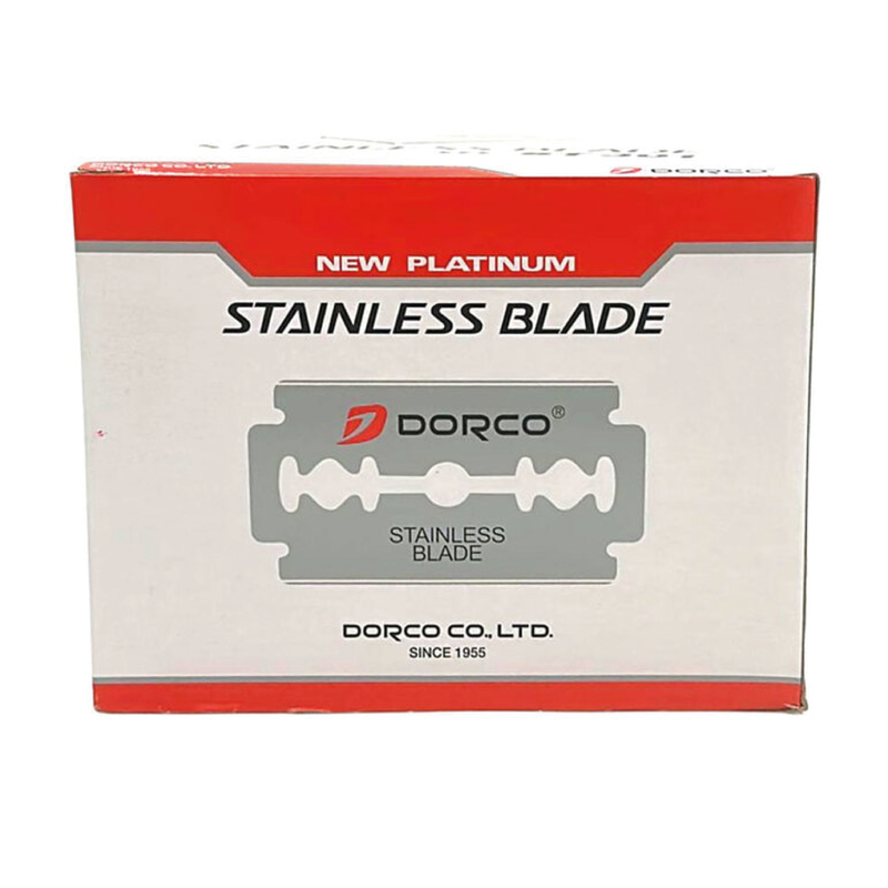 DORCO DORCO Platinum Stainless Double Edge Razor Blades, 1000 Counts - ST301