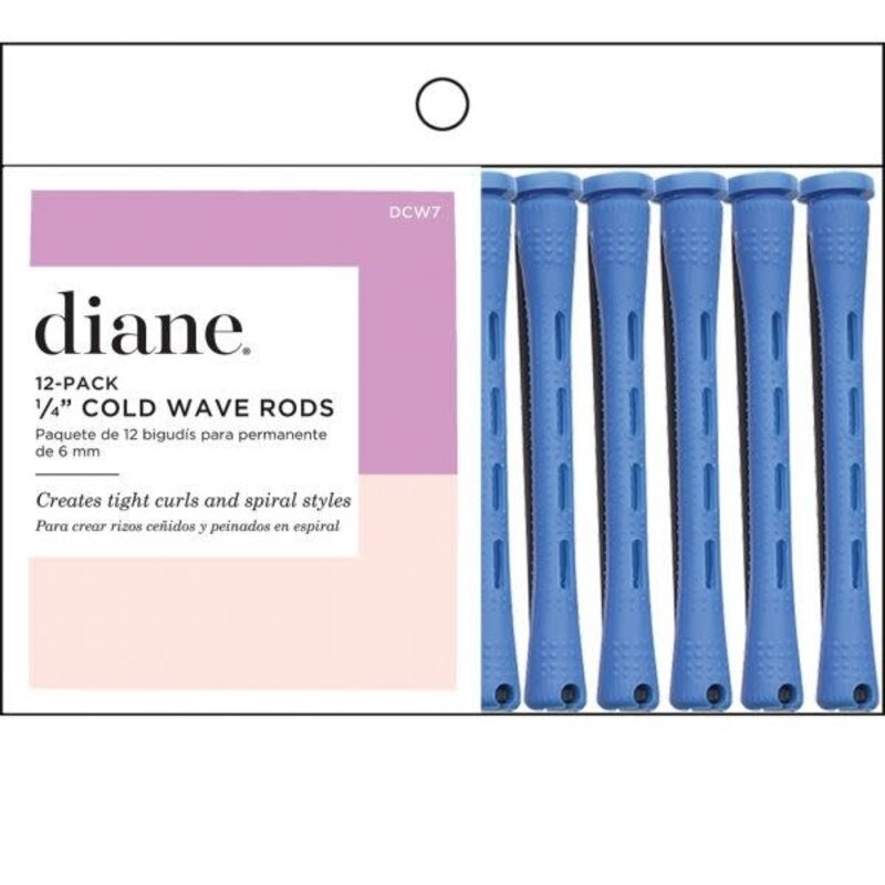 DIANE BEAUTY DIANE Cold Wave Rods, Blue 12 Pk - DCW7
